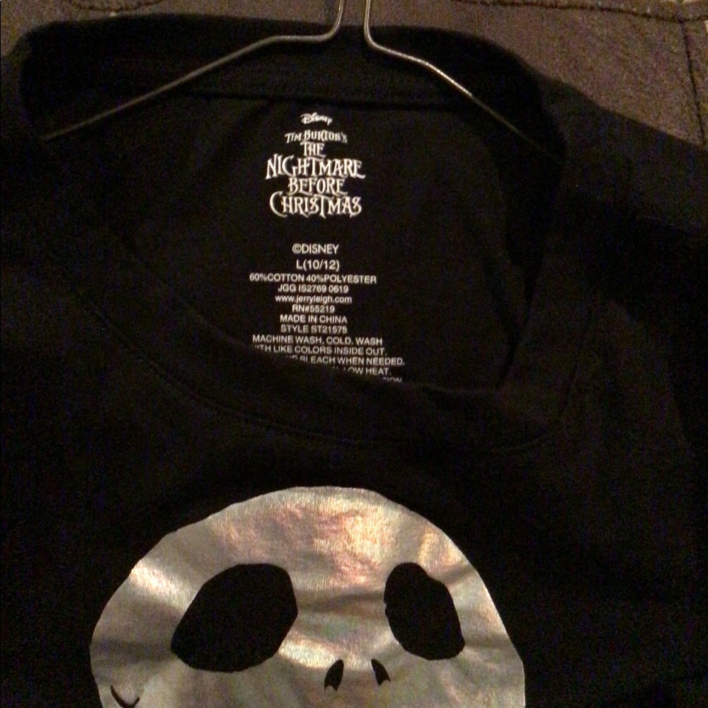 Girls Nightmare Before Christmas Longsleeve shirt